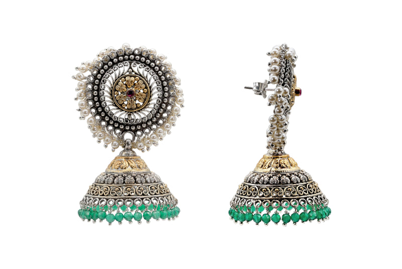Antique Multicoloured Jhumka