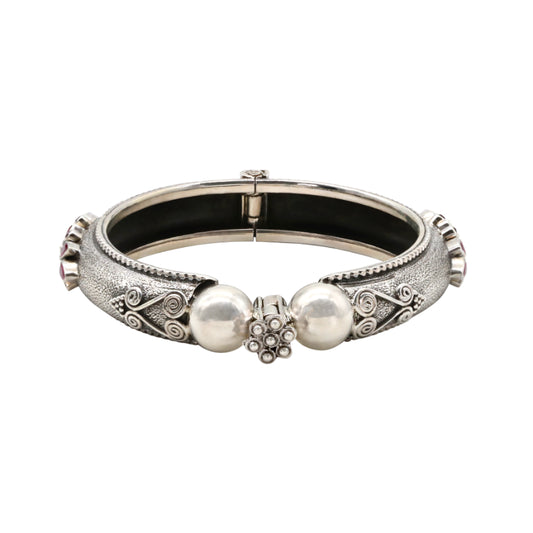 Red stone Tribal Bangle