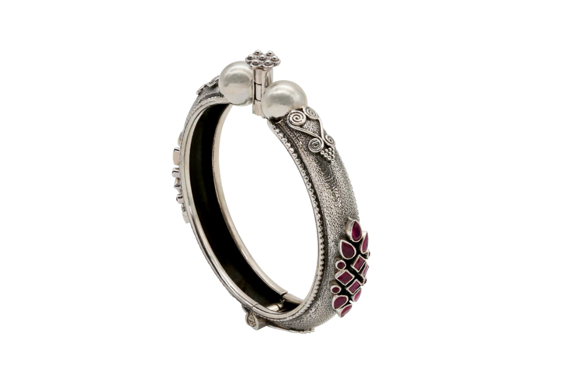 Red stone Tribal Bangle