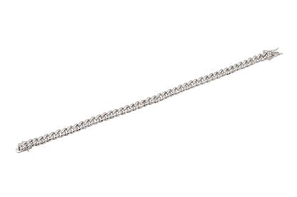 Sterling Silver Miami Cuban Link Bracelet for Men