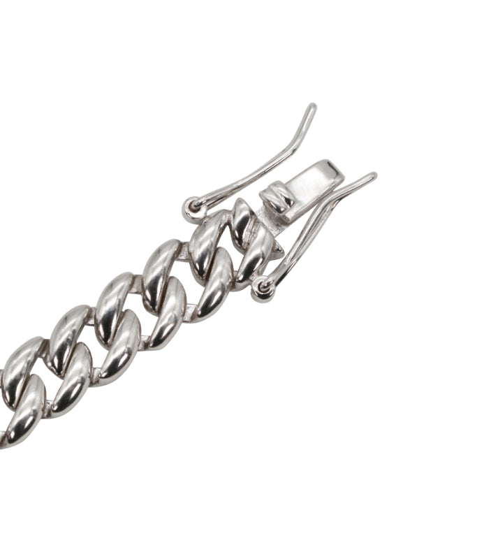 Sterling Silver Miami Cuban Link Bracelet for Men