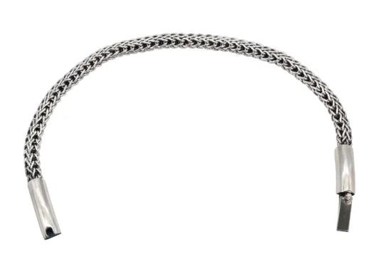 Sterling Silver Classic Chain Bracelet for Men