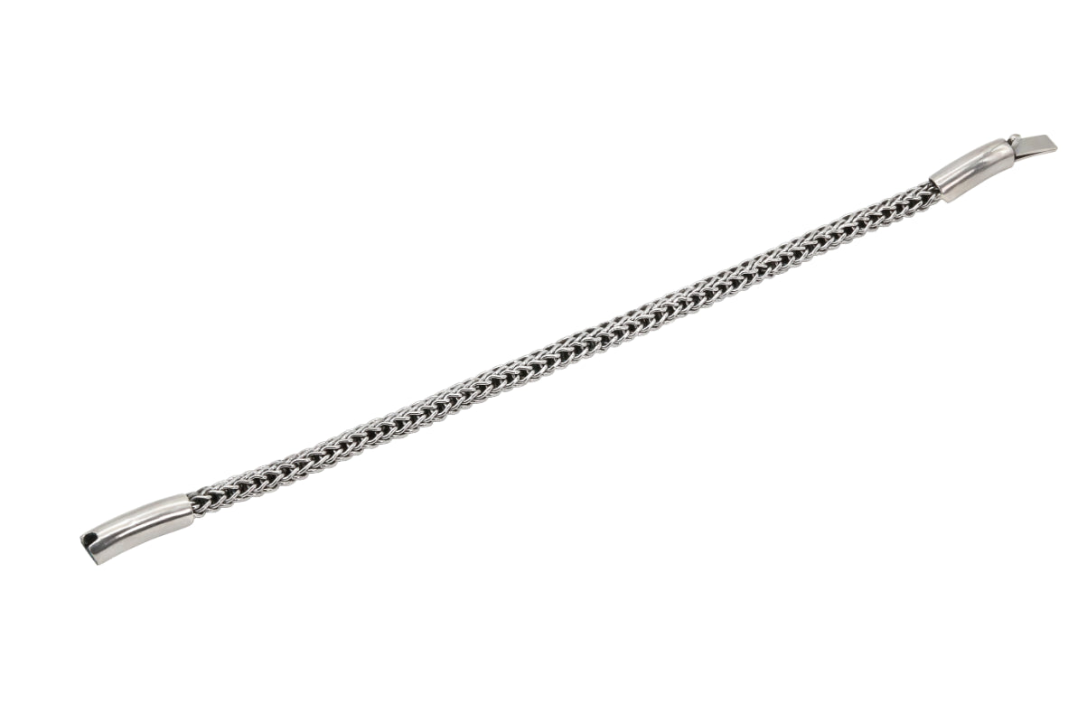 Sterling Silver Classic Chain Bracelet for Men