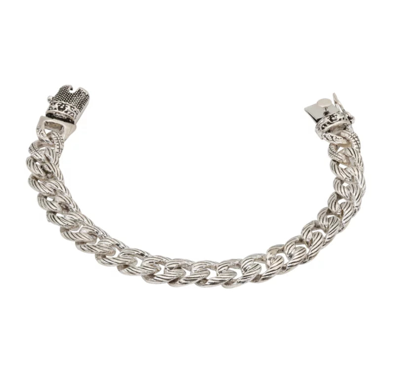 Iron Will Silver Bracelet