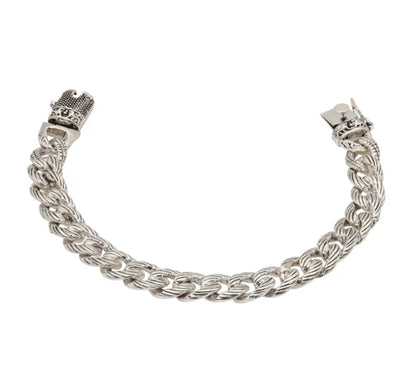 Iron Will Silver Bracelet