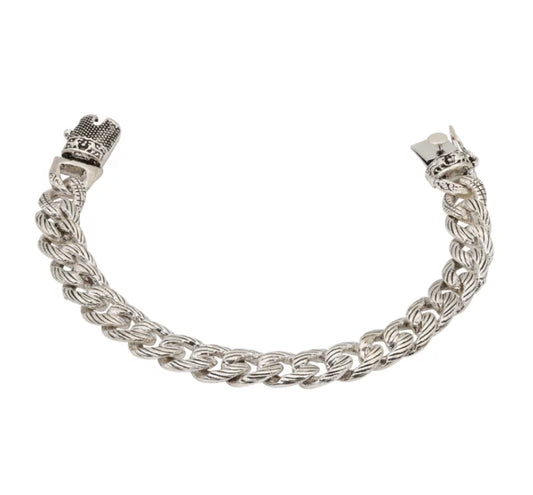 Iron Will Silver Bracelet