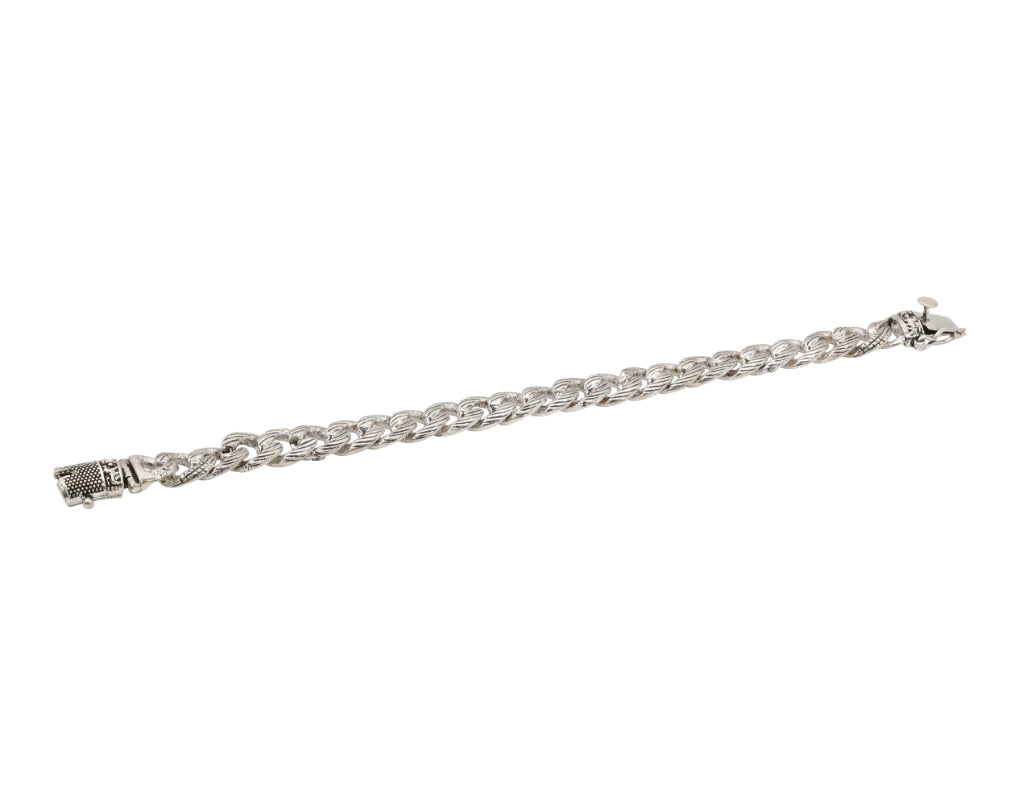 Iron Will Silver Bracelet