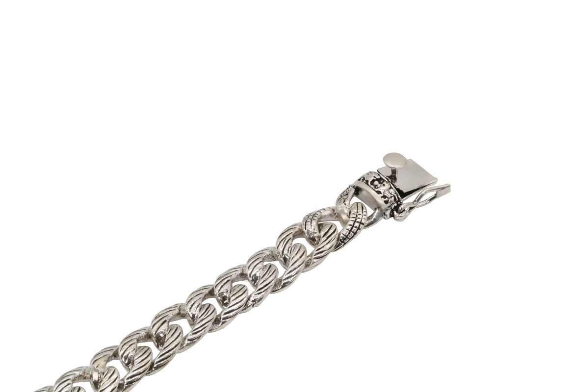 Iron Will Silver Bracelet