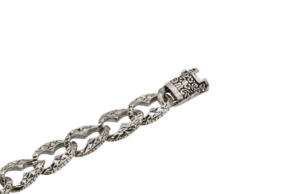 Carved Link Bracelet