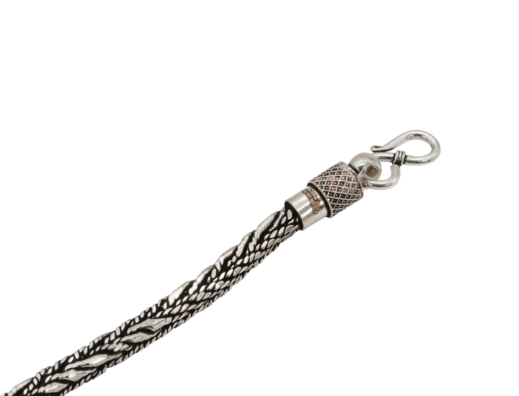 Braided Silver Bracelet