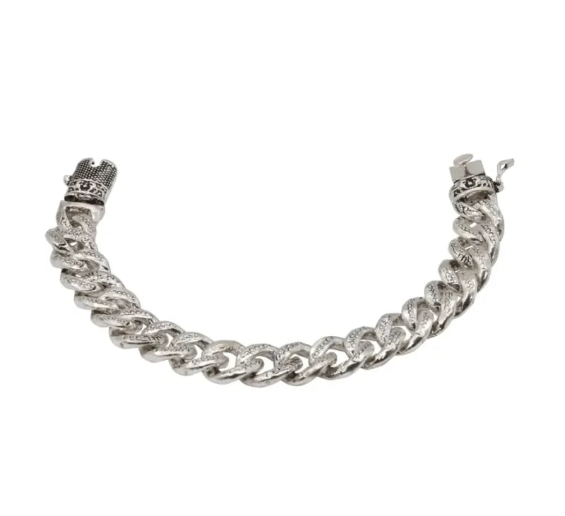 Scrollwork Silver Bracelet