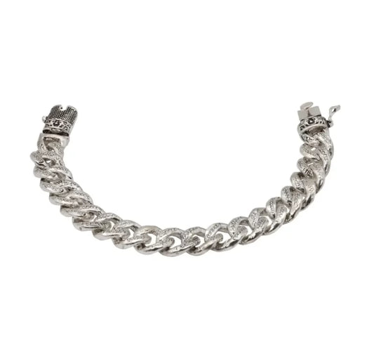 Scrollwork Silver Bracelet