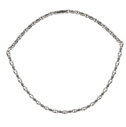 Emerald Script Men Chain