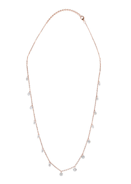 Rose Dewdrop Silver Chain