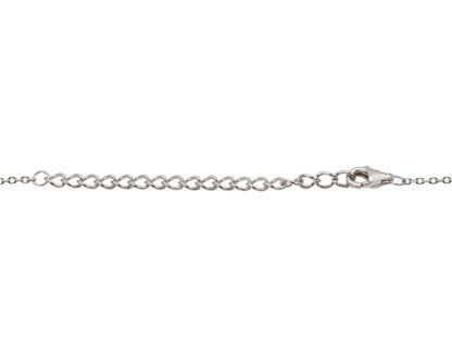 Ruby Radiance Silver Chain