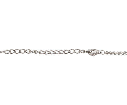 Moonlight Shimmer Layered Silver Chain