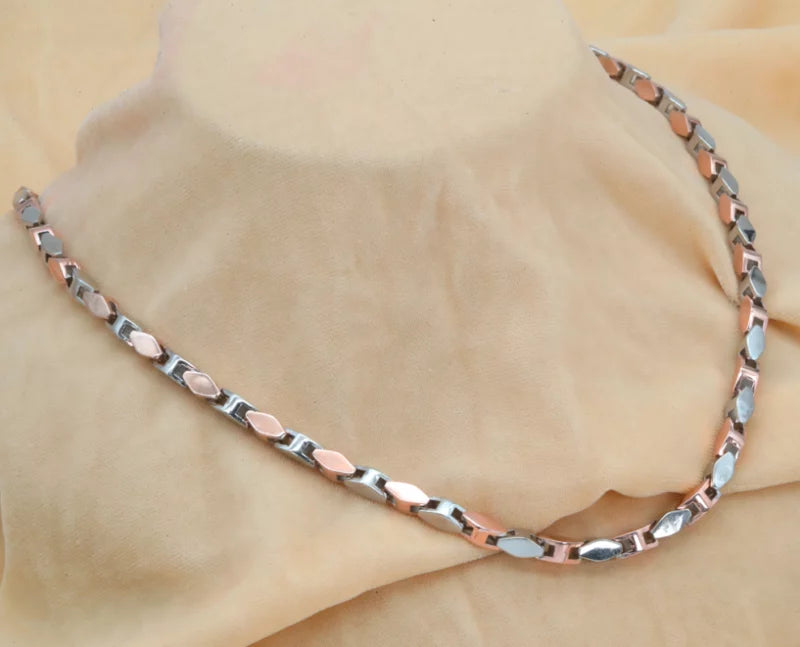 Blush & Brilliance Dual-Tone Chain