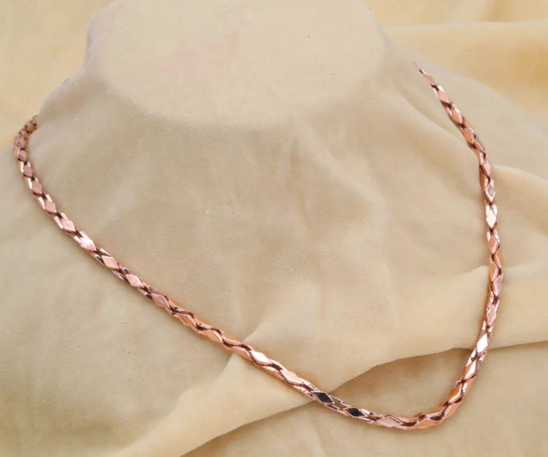 Blush Sparkle Braid Chain