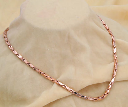 Blush Sparkle Braid Chain