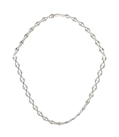 Faceted Aura Silver Chain