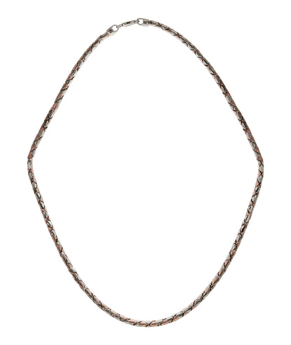 Serpentine Dual-Tone Silver Chain