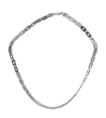 Urban Grid Silver Chain