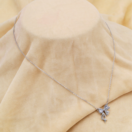 Twinkle Bow Necklace