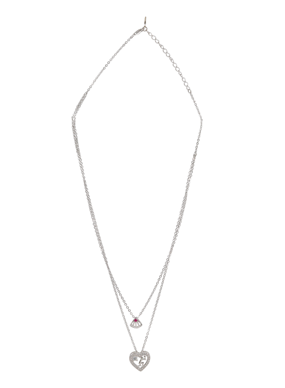 Dual Heart & Eye Layered Necklace