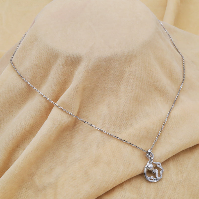 Celestial Orbit CZ Chain Pendant