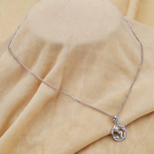 Celestial Orbit CZ Chain Pendant