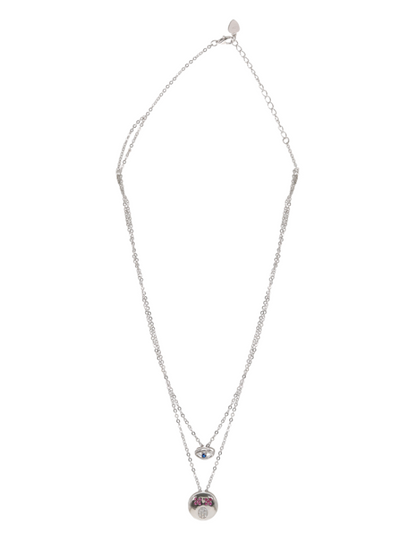 Mystical Guardian Layered Chain Pendant