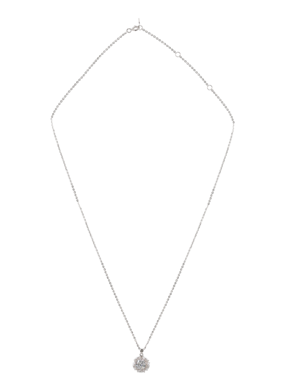 Luminous Pearl Blossom Chain Pendant