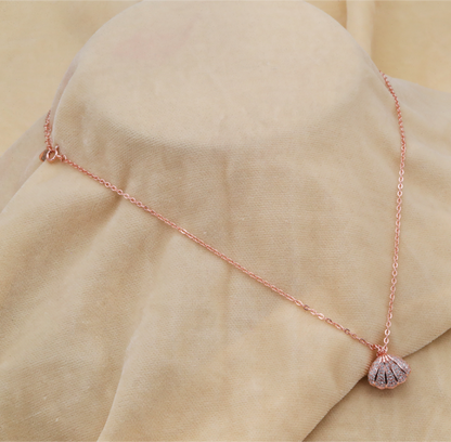 Ocean’s Rose Pearl Chain Pendant
