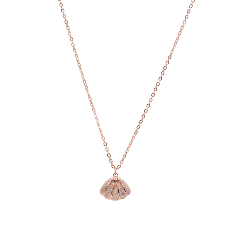 Ocean’s Rose Pearl Chain Pendant
