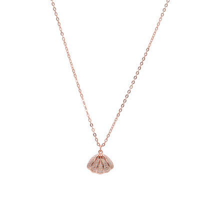 Ocean’s Rose Pearl Chain Pendant