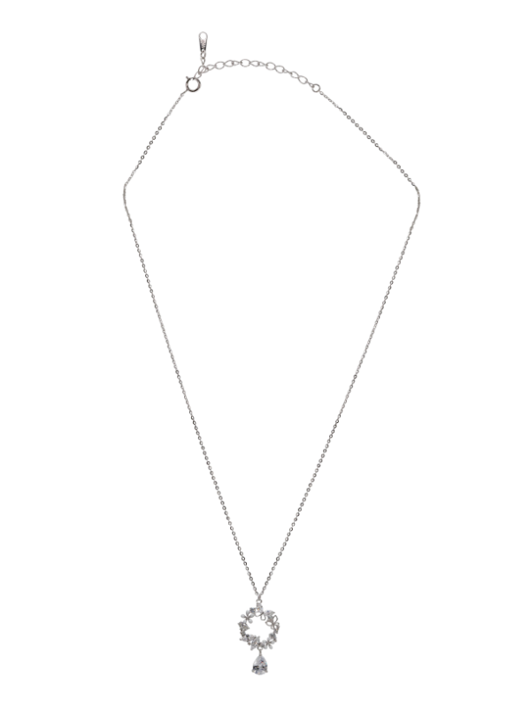 Ethereal Dewdrop Wreath Chain Pendant