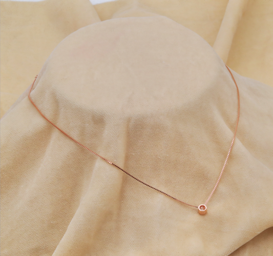 Simply Radiant Rose Chain Pendant