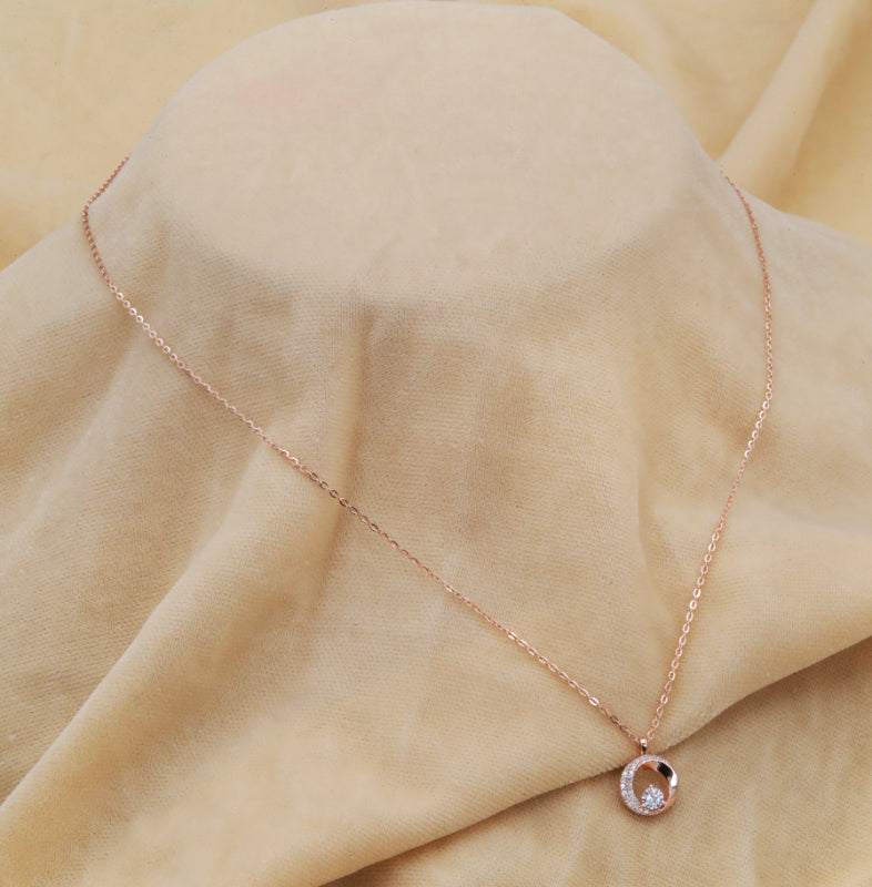 Radiant Halo Chain Pendant