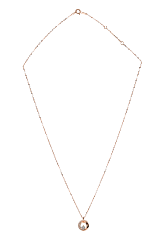 Radiant Halo Chain Pendant