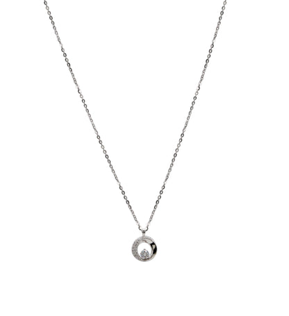 Solitaire Orbit Chain Pendant