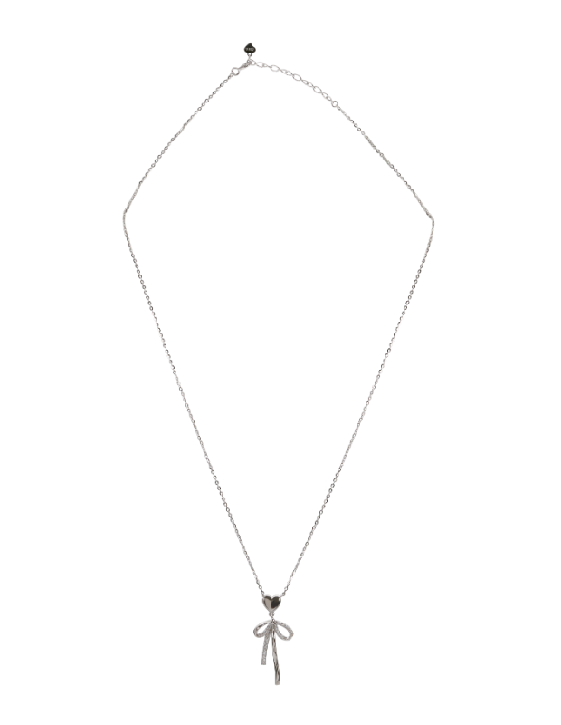 Graceful Bow Chain Pendant