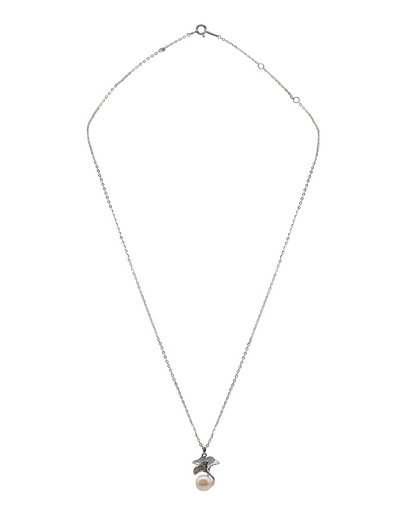 Pearl Dewdrop Crown Chain Pendant