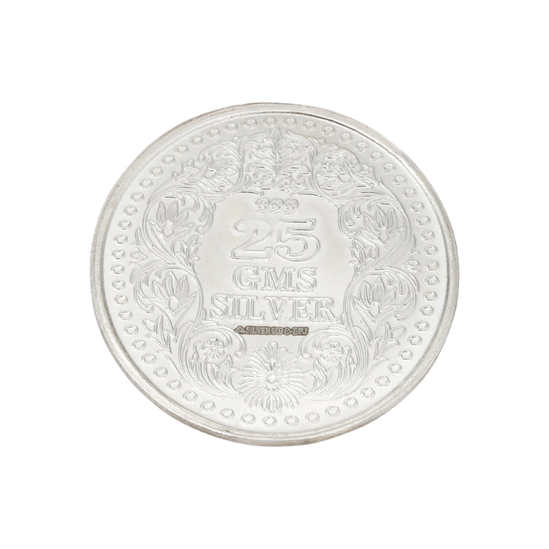 Silver Flourish Coin