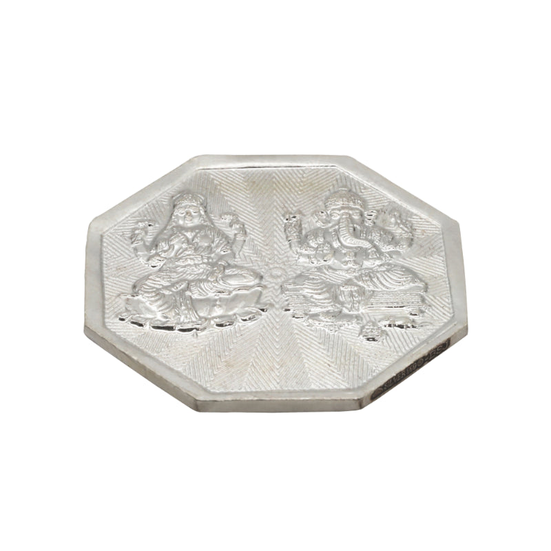 Shree Octagon Silver Coin
