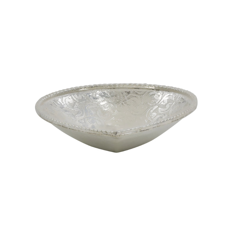 Divine Droplet Sterling Silver Diya