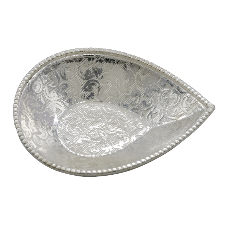 Divine Droplet Sterling Silver Diya