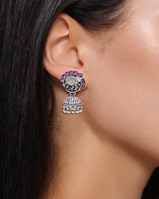 Gaja Ratna Jhumkas