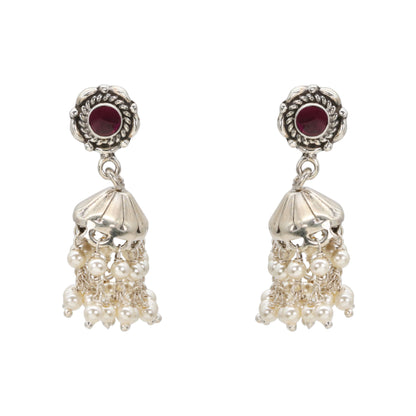 Ruby Rhapsody Jhumkas