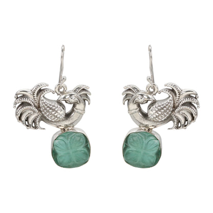 Peacock Verdant Drop Earrings