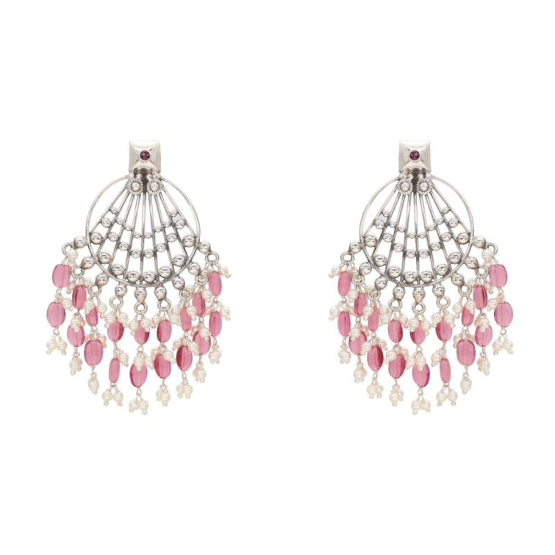 Scarlet Shimmer Chandeliers